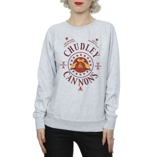 Harry Potter Womens/Ladies Chudley Cannons Logo Sweatshirt XXL Heather Grey XXL