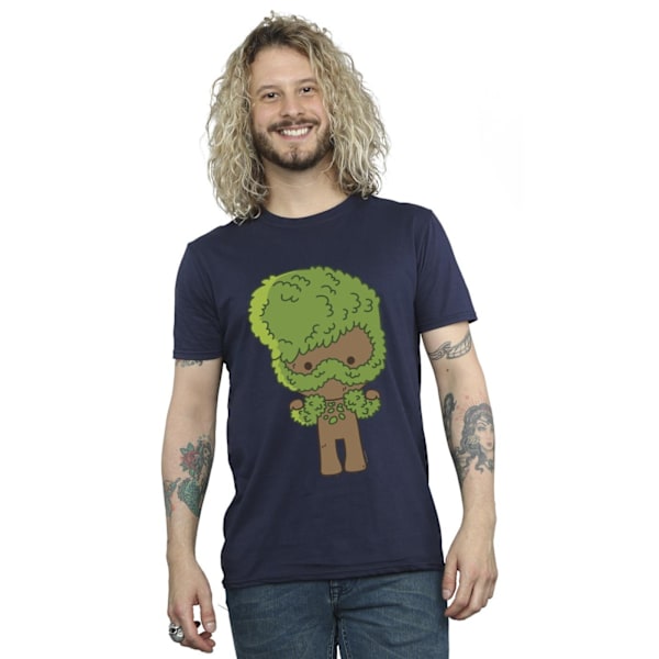 Marvel herr I Am Groot Chibi Flex T-shirt 4XL marinblå Navy Blue 4XL