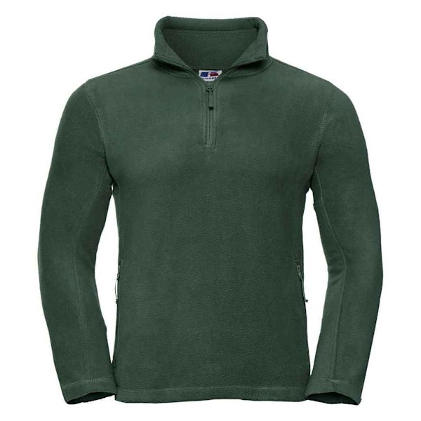 Russell Herr Zip Neck Outdoor Fleece Top L Flaskegrøn Bottle Green L