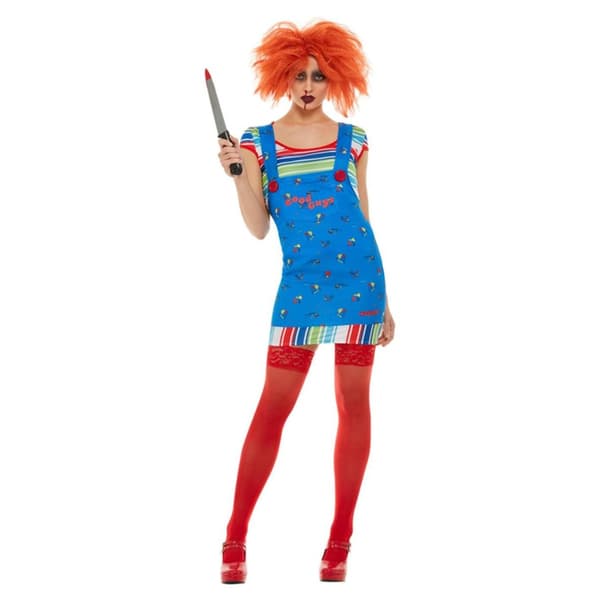 Chucky Damkostym M Blå Blue M