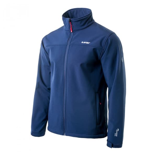 Hi-Tec Lingen Softshelljacka för män M Marinblå/Orange Röd Navy/Orange Red M