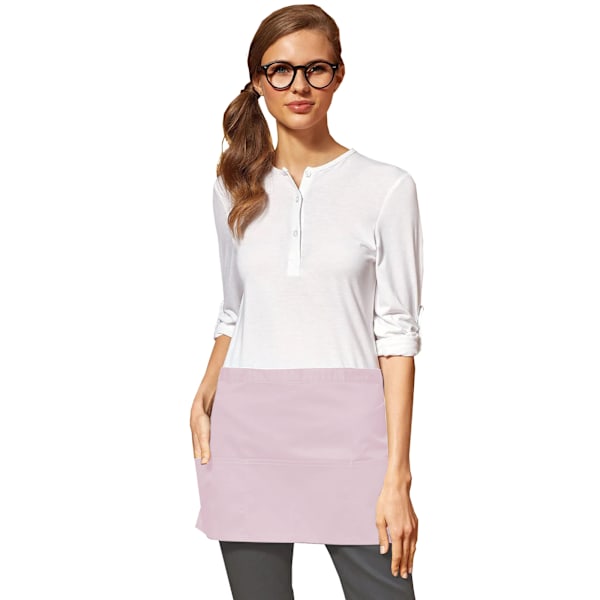 Premier Dam/Kvinnors Färger 3 Fickor Förkläde / Arbetskläder En Storlek Rosa Pink One Size