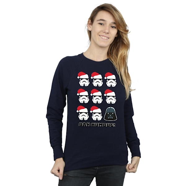 Star Wars Dam/Damer Jul Humbug Sweatshirt L Marinblå Navy Blue L