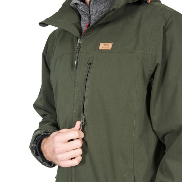 Trespass Weir Vattentät Jacka för Herr 3XL Oliv Olive 3XL