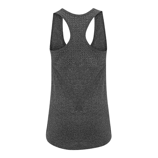 TriDri Dam/Kvinnor Laser Cut Ärmlös Väst S Svart Melange Black Melange S