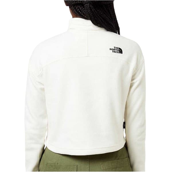 The North Face Dam 100 Glacier Cropped Fleecetopp 16 White 16 UK
