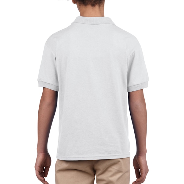 Gildan DryBlend Unisex Jersey Poloskjorta för barn L Vit White L