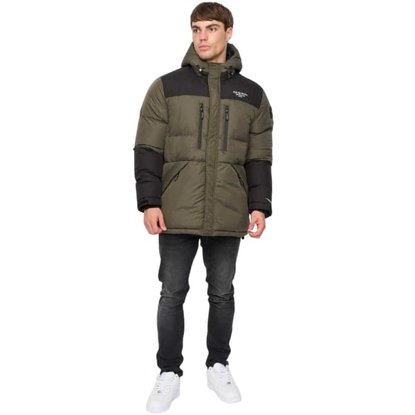 Crosshatch Herr Polyester Pufferjacka XL Grön Green XL