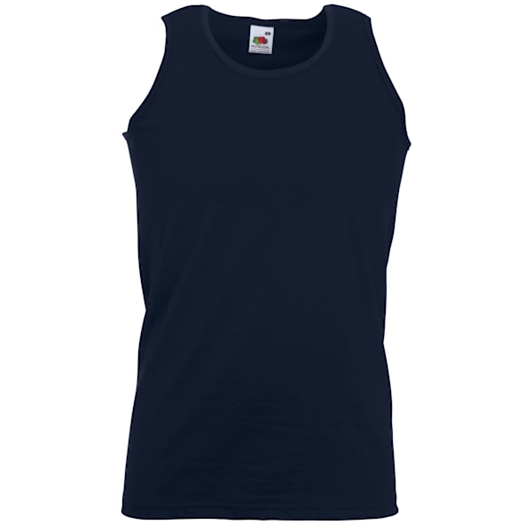 Fruit Of The Loom Herr Athletic Sleeveless Vest / Tank Top 3XL Deep Navy 3XL