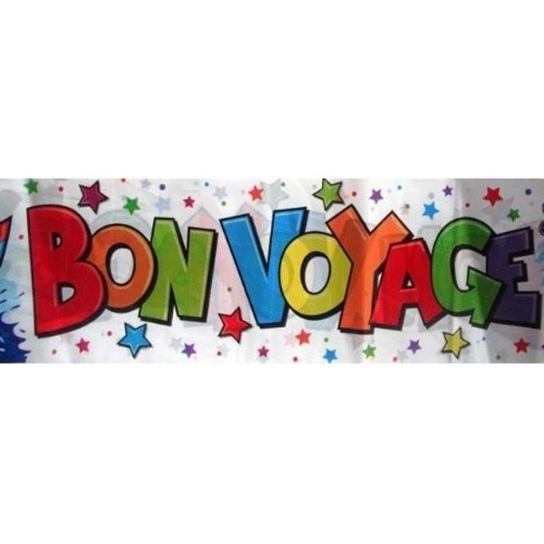Bon Voyage Stars Banner One Size Flerfärgad Multicoloured One Size