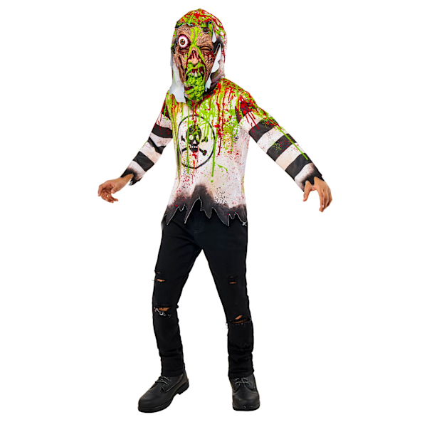 Bristol Novelty Barn/Barnkläder Toxic Kostym L Vit/Svart White/Black L
