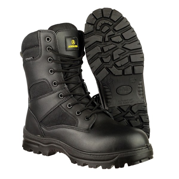 Amblers Combat Boot / Herrkängor 9 UK Svart Black 9 UK