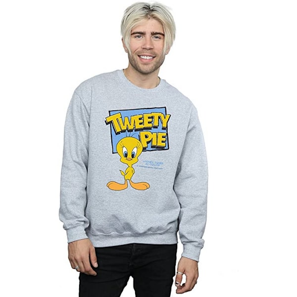 Looney Tunes Classic Tweety Sweatshirt för män 3XL Sports Grey Sports Grey 3XL
