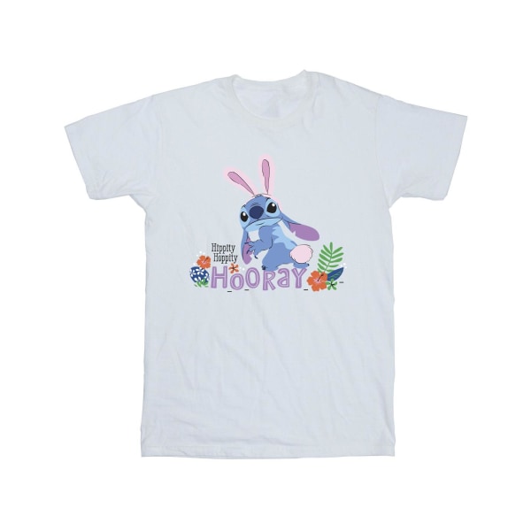 Disney Boys Lilo & Stitch Hippity Hop Stitch T-shirt 9-11 år White 9-11 Years