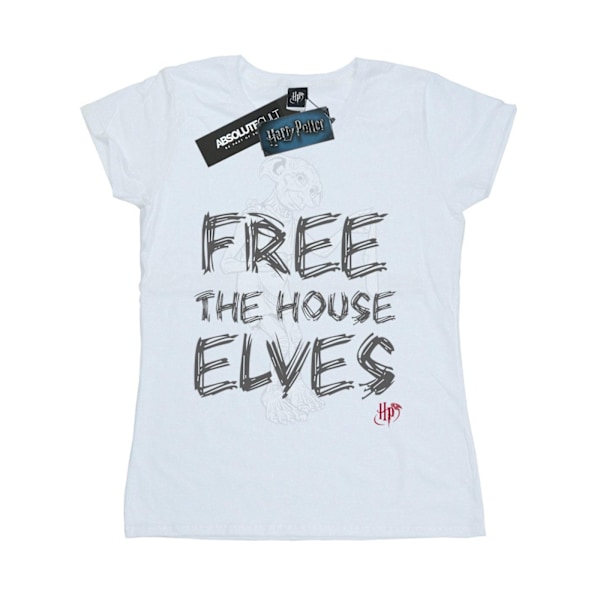 Harry Potter Dam/Kvinnor Dobby The House Elves Bomull T- White M