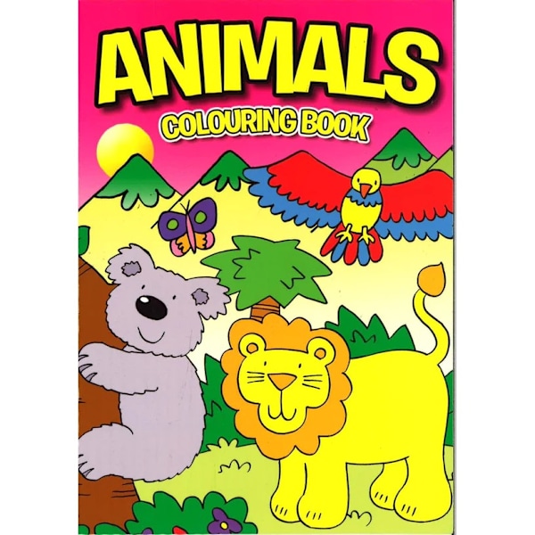 Alligator Animals A4 Målarbok En Storlek Flerfärgad Multicoloured One Size