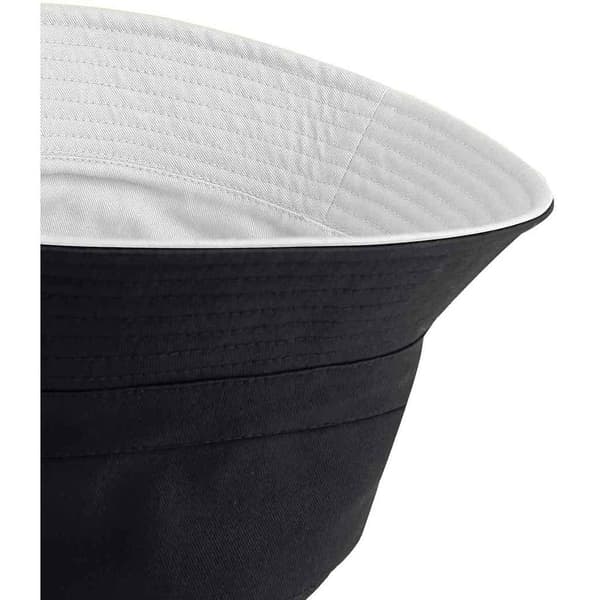 Beechfield Vändbar Bucket Hat S-M Svart/Ljusgrå Black/Light Grey S-M