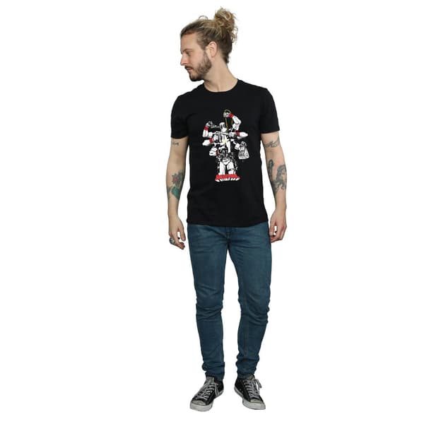 Marvel Herr Deadpool Multitasking T-Shirt L Svart Black L