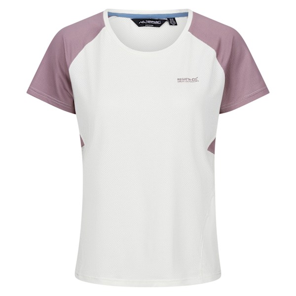 Regatta Dam/Kvinnor Emera T-Shirt 8 UK Vit/Heather White/Heather 8 UK