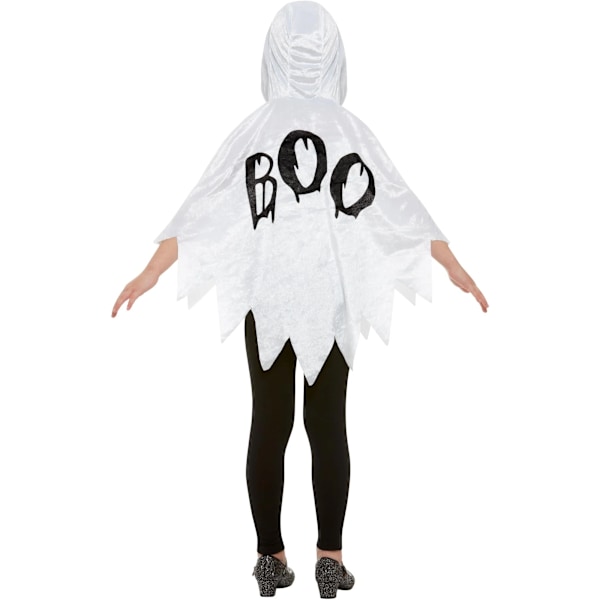 Smiffys Barn/Barn Spökkappa med Huva One Size Vit White One Size