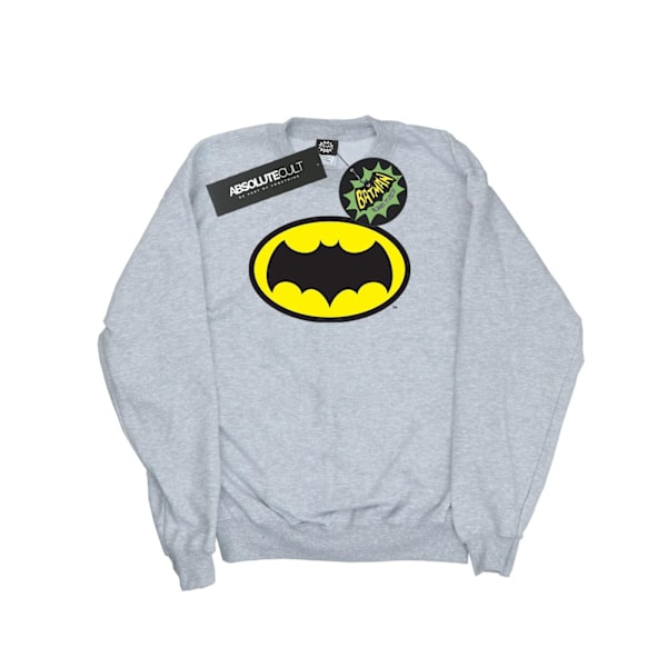DC Comics Girls Batman TV-serie logotyp tröja 7-8 år Sportgrå Sports Grey 7-8 Years