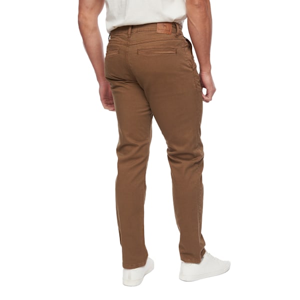 Bewley & Ritch Herr Tasman Chinos 34R Mörk Sten Dark Stone 34R