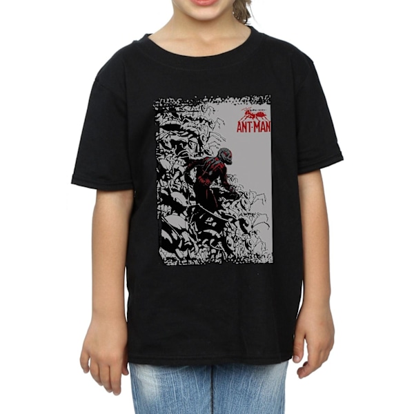 Marvel Girls Ant-Man Army Bomull T-shirt 9-11 år Svart Black 9-11 Years