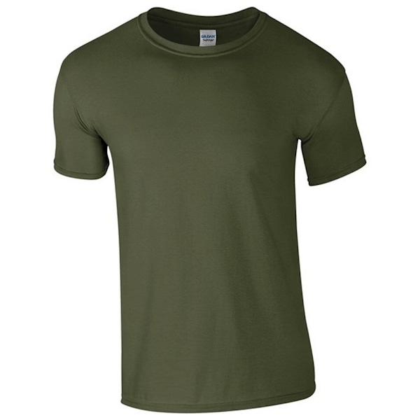 Gildan Unisex Vuxen Softstyle Heather T-Shirt 4XL Militärgrön Military Green Heather 4XL