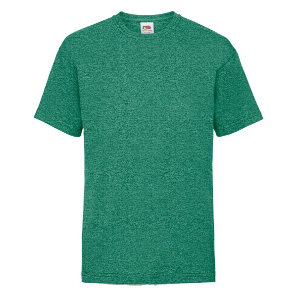 Fruit of the Loom Barn/Barn Valueweight T-shirt 5-6 Retro Retro Heather Green 5-6