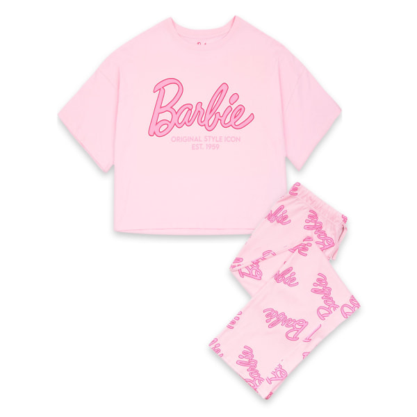 Barbie Dam/Dam Logo Pyjamas Set L Rosa Pink L