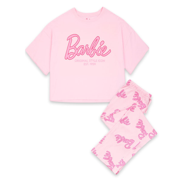 Barbie Dam/Dam Logo Pyjamas Set S Rosa Pink S