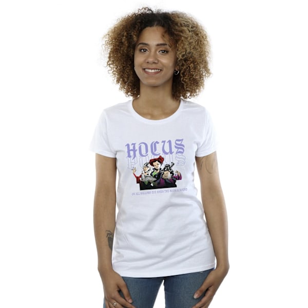 Disney Dam/Kvinnor Hocus Pocus Hallows Eve Bomull T-shirt XXL White XXL