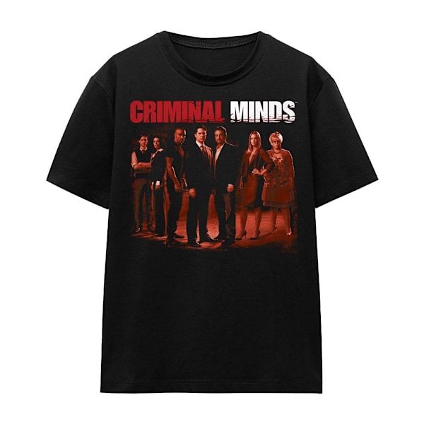 Criminal Minds Unisex Vuxen The Crew T-Shirt M Svart Black M