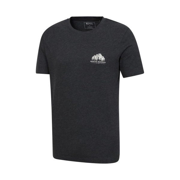 Mountain Warehouse Adventure ekologisk T-shirt XXL Charcoal för män Charcoal XXL