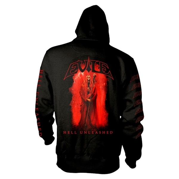 Evile Unisex Vuxen Hell Unleashed Full Zip Hoodie M Svart Black M