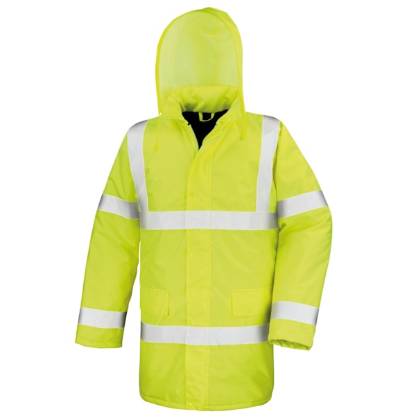 Result Core High-Viz Motorway Coat (Vattentät & Vindtät) S H Hi-Viz Yellow S