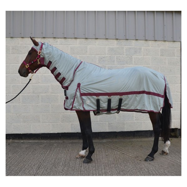 DefenceX System Guardian Horse Fly Rug & Mask 5´6´´ Silver Silver 5´ 6´´
