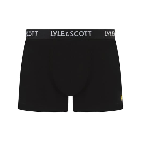 Lyle & Scott Herr Ethan Logo Boxershorts (3-pack) L Mörkgrå Dark Grey L