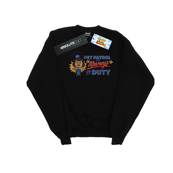 Disney Pojkar Toy Story 4 Giggle McDimples Djurpatrullen Sweatshirt Black 5-6 Years