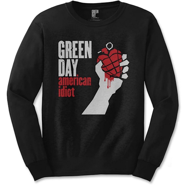 Green Day Unisex Vuxen American Idiot Sweatshirt XL Svart Black XL