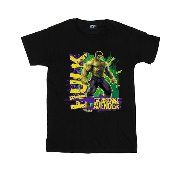 Avengers Dam T-shirt i bomull för kvinnor/damer M Svart Black M