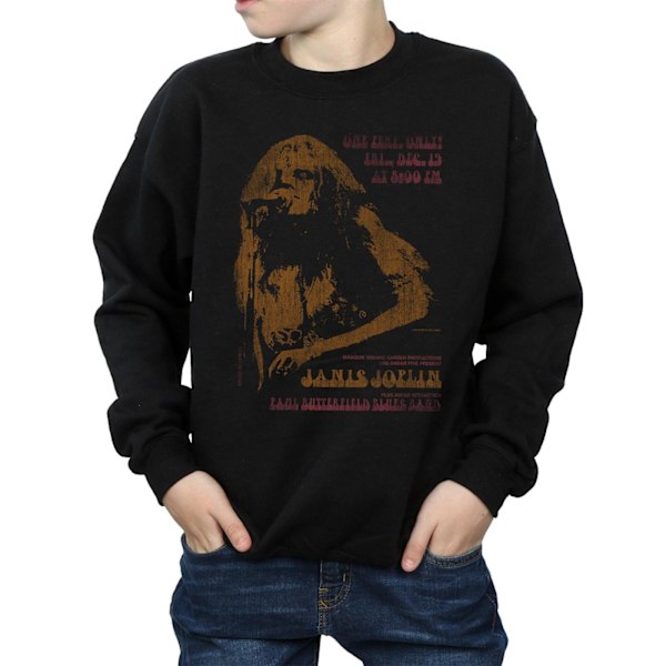 Janis Joplin Boys Madison Square Garden Sweatshirt 5-6 år Blå Black 5-6 Years