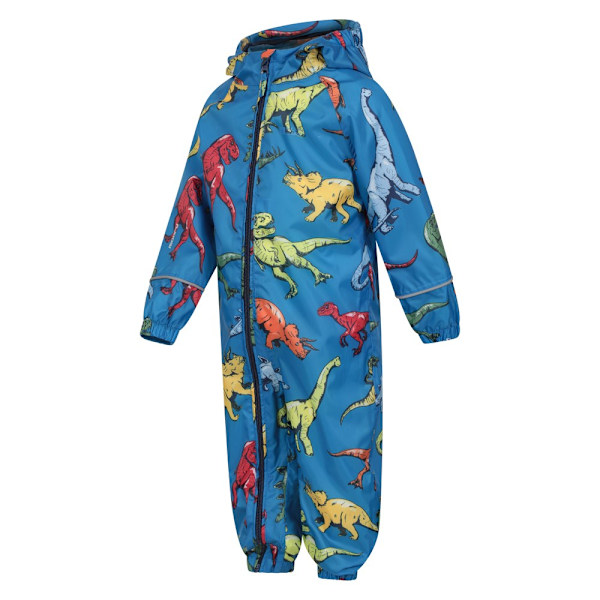 Mountain Warehouse Barnkläder/Barn Puddle Dinosaurie Regnställ 9-12 månader Blue 9-12 Months