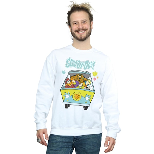 Scooby Doo Herr Mystery Machine Grupptröja 4XL Vit White 4XL