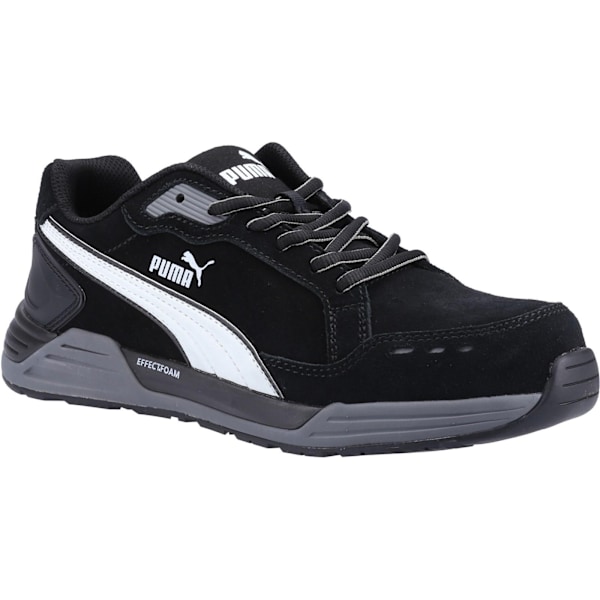 Puma Safety Airtwist Low S3 Lädersäkerhetsskor 6 UK B Black 6 UK