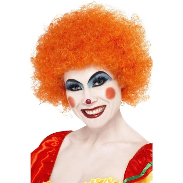 Smiffys Galen Clown Peruk One Size Orange Orange One Size