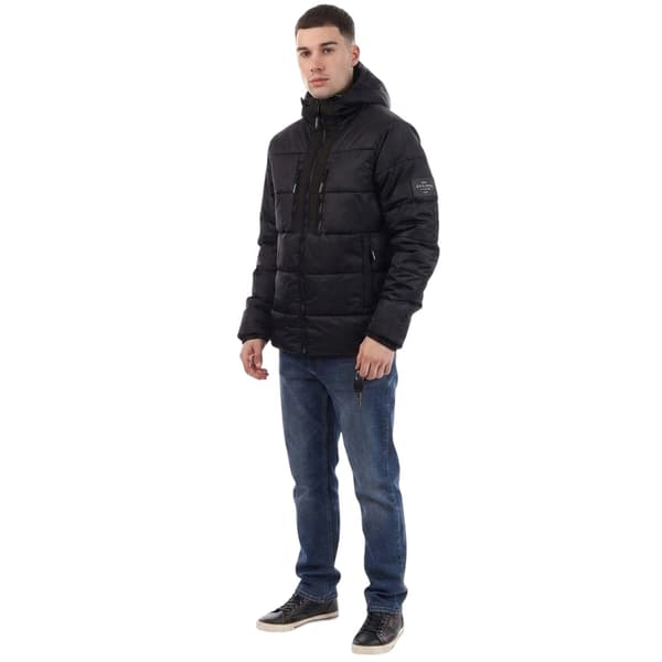 Crosshatch vadderad jacka i polyester för män XL blå Blue XL