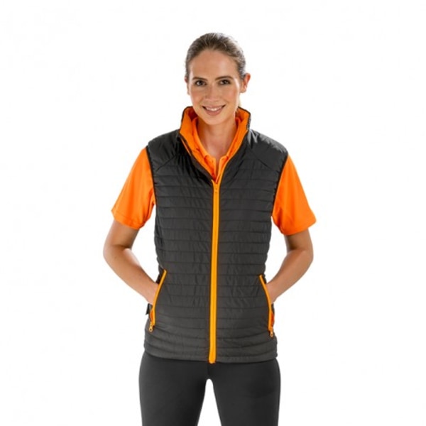 Result Unisex Vuxen Gilet XXL Svart/Orange Black/Orange XXL