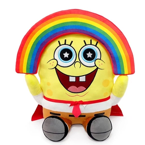 SpongeBob SquarePants Hugme Rainbow Plyschleksak En Storlek Gul Yellow One Size