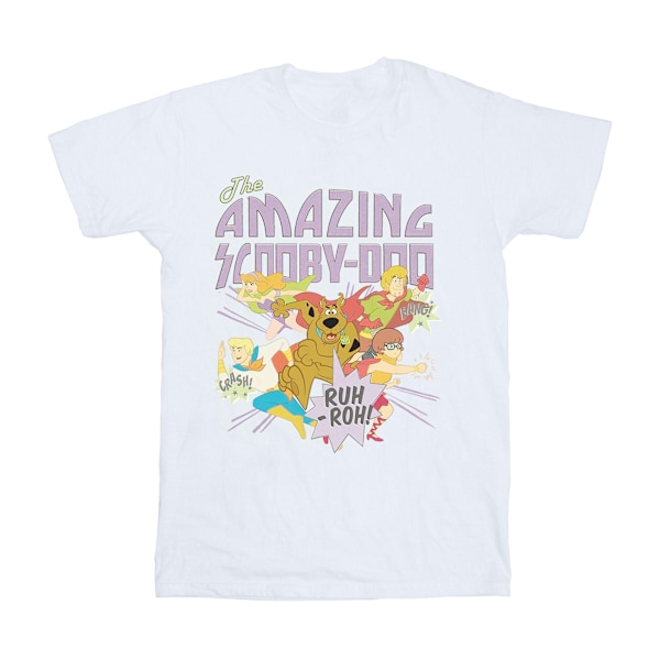 Scooby Doo Girls The Amazing Scooby T-shirt 7-8 år Vit White 7-8 Years